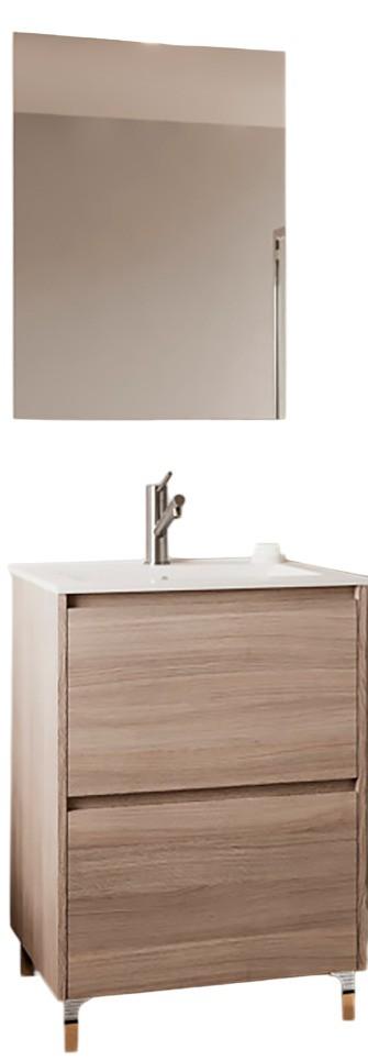 Set de mobila de baie Savini Due Lisbona 60/RB+oglinda