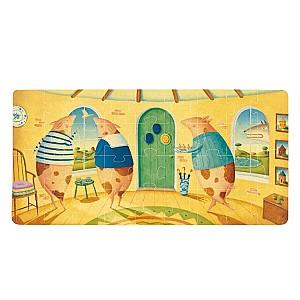 Puzzle Mideer „Trei purceluși”, 36 elem. MD3206