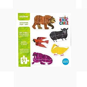 Puzzle Mideer ”Lumea lui Eric Carle”, 51 elem. MD3080