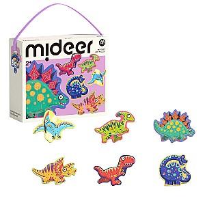 Puzzle Mideer „Dinozauri drăguți”, 6 în 1
