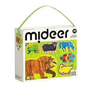 Puzzle Mideer „Animale din pădure”, 6 în 1 MD1461