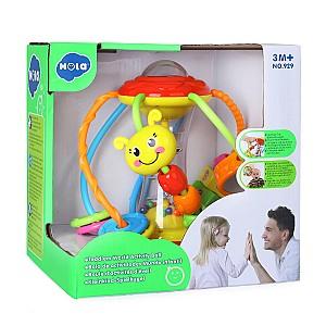 Jucarie bebelus Hola Toys Zornaitoare de dezvoltare „Bila vesela”
