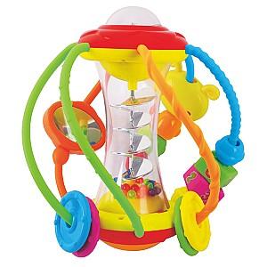 Jucarie bebelus Hola Toys Zornaitoare de dezvoltare „Bila vesela”