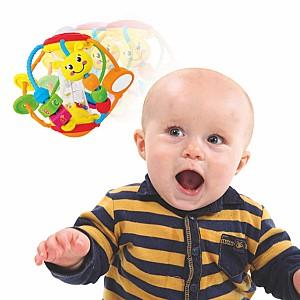 Jucarie bebelus Hola Toys Zornaitoare de dezvoltare „Bila vesela”