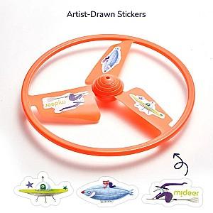 Jucarie bebelus Mideer Elice de zbor cu șnur de tracțiune MD1536