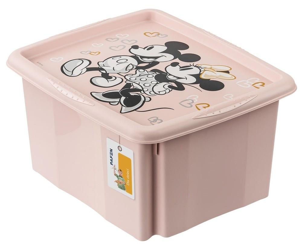 Cos pentru jucarii Keeeper Minnie Mouse Nordic Pink (12237581) 24L