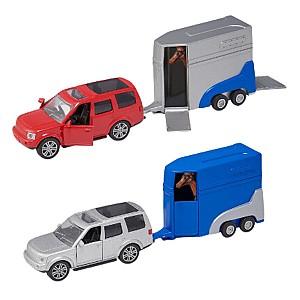 Set de jucarii HTI „Teamsterz Mașină 4×4 și remorcă pentru cai” 1373275