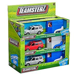 Set de jucarii HTI „Teamsterz Mașină 4×4 și remorcă pentru cai” 1373275