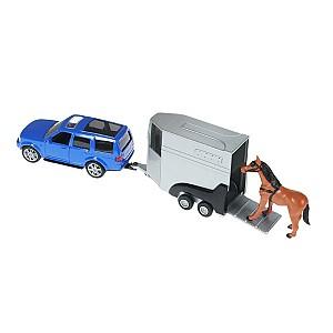 Set de jucarii HTI „Teamsterz Mașină 4×4 și remorcă pentru cai” 1373275