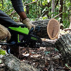 Fierastrau electric cu lant Greenworks GD60CS40 60V