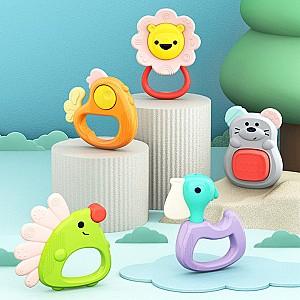 Jucarie bebelus Hola Toys „Prieteni de padure”, 5 modele E318A