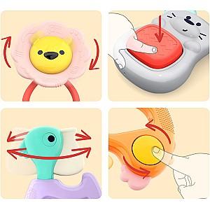 Jucarie bebelus Hola Toys „Prieteni de padure”, 5 modele E318A