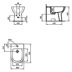 Bideu Ideal Standard Tempo T510101
