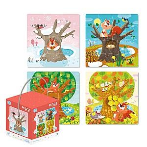 Puzzle Dodo „Anotimpuri”, 72 el.