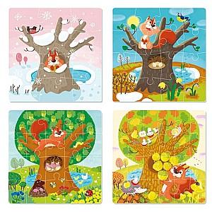 Puzzle Dodo „Anotimpuri”, 72 el.