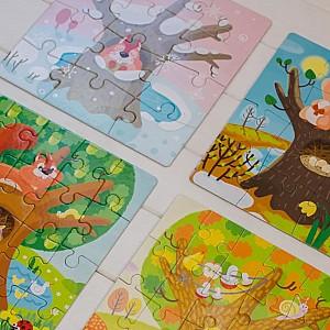 Puzzle Dodo „Anotimpuri”, 72 el.