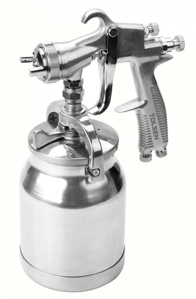 Pistol pulverizare pneumatic Tolsen Pistol de vopsit 1000 ml Industrial (73180)