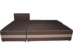 Canapea coltar Space Meble Hewlet Sawana 16/Sawana 22 Brown Dark/Brown Light