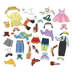 Puzzle Dodo „Fetița stilată”, 1 tablă magnetică, 32 elem. 200243