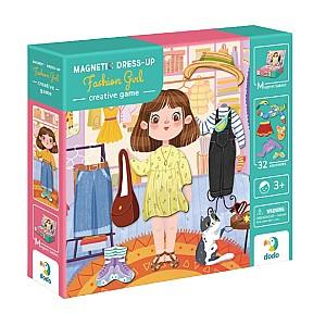 Puzzle Dodo „Fetița stilată”, 1 tablă magnetică, 32 elem. 200243