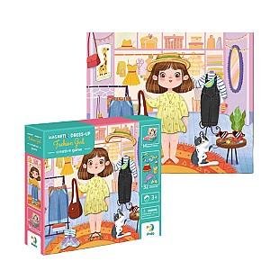 Puzzle Dodo „Fetița stilată”, 1 tablă magnetică, 32 elem. 200243