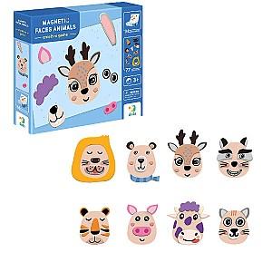 Puzzle Dodo „Fețișoare”, 1 tablă magnetică, 77 elem.