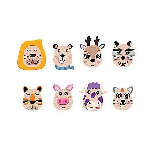 Puzzle Dodo „Fețișoare”, 1 tablă magnetică, 77 elem.