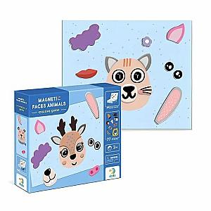 Puzzle Dodo „Fețișoare”, 1 tablă magnetică, 77 elem.