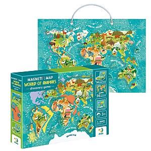 Puzzle Dodo „Harta lumii: Animale” 200267