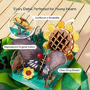 3D Puzzle Mideer „Fluture”, 63 elem. (MD1347)