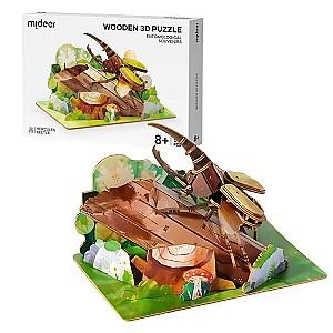 3D Puzzle Mideer „Gândacul Hercules”, 59 elem. (MD1346)