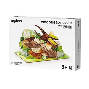 3D Puzzle Mideer „Gândacul Hercules”, 59 elem. (MD1346)