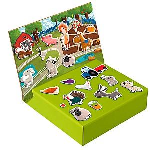 Puzzle Dodo „Ferma”, 1 tablă magnetică, 44 elem. (200206)