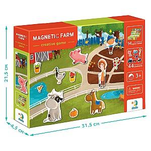 Puzzle Dodo „Ferma”, 1 tablă magnetică, 44 elem. (200206)