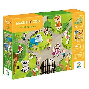 Puzzle Dodo „Zoo”, 1 tablă magnetică, 35 elem. (200207)