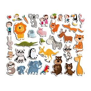 Puzzle Dodo „Zoo”, 1 tablă magnetică, 35 elem. (200207)