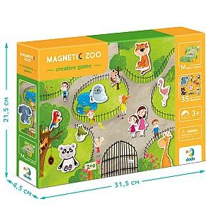 Puzzle Dodo „Zoo”, 1 tablă magnetică, 35 elem. (200207)