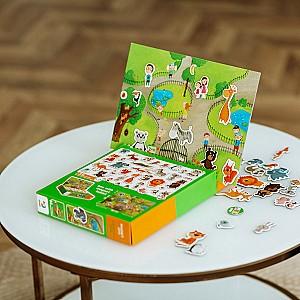 Puzzle Dodo „Zoo”, 1 tablă magnetică, 35 elem. (200207)