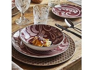 Set de vesela Tognana Acanto Bordeaux 18 piese