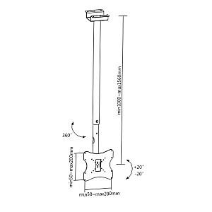 Suport pentru televizor Brateck LCD-CE5