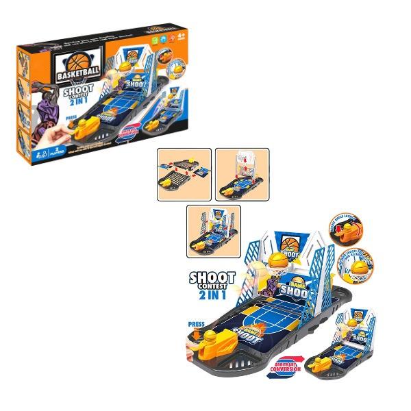 Joc de masa Board Games „Mini-basket”, 2 în 1 (1201)