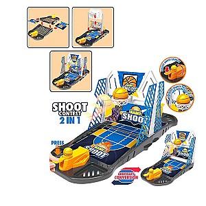 Joc de masa Board Games „Mini-basket”, 2 în 1 (1201)