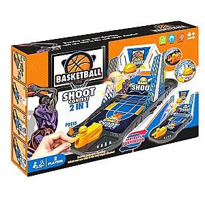Joc de masa Board Games „Mini-basket”, 2 în 1 (1201)