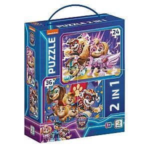 Puzzle Dodo „Păstrăm lumea în siguranță 2 în 1”, seria Patrula cățelușilor, 60 elem. (200573)