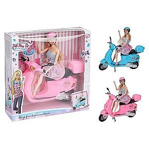 Papusa Free&Easy scuter si accesorii