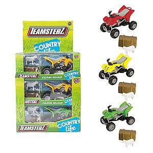 Masina jucarie HTI „ATV cu animale de fermă”, (as.) 1372247