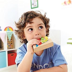Jucarie muzicala Hape Flaut – Curcubeu (E1025)