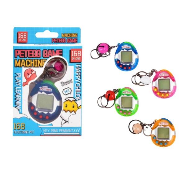 Jucarie interactiva Essa Toys Breloc pentru chei Tamagotchi, rotund LZ8811-1