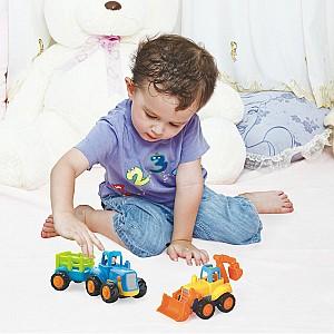 Tehnica speciala Hola Toys „Buldozer si Tractor” 326AB