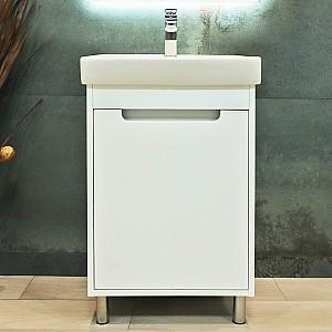 Dulap sub lavoar Bayro Venus Neon 450 Alb Structurat